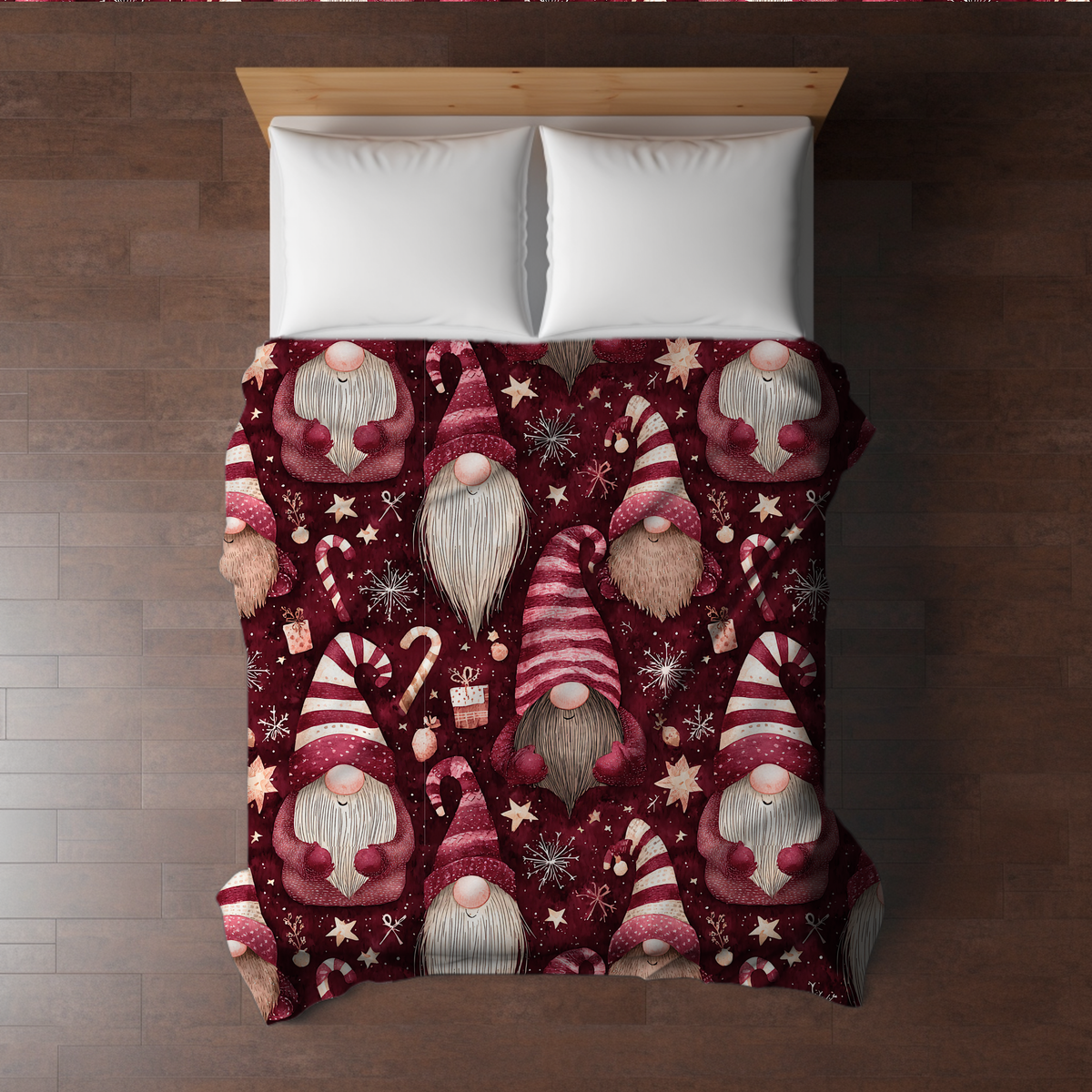 Blanket Christmas - Crimson Gnomes - PREORDER