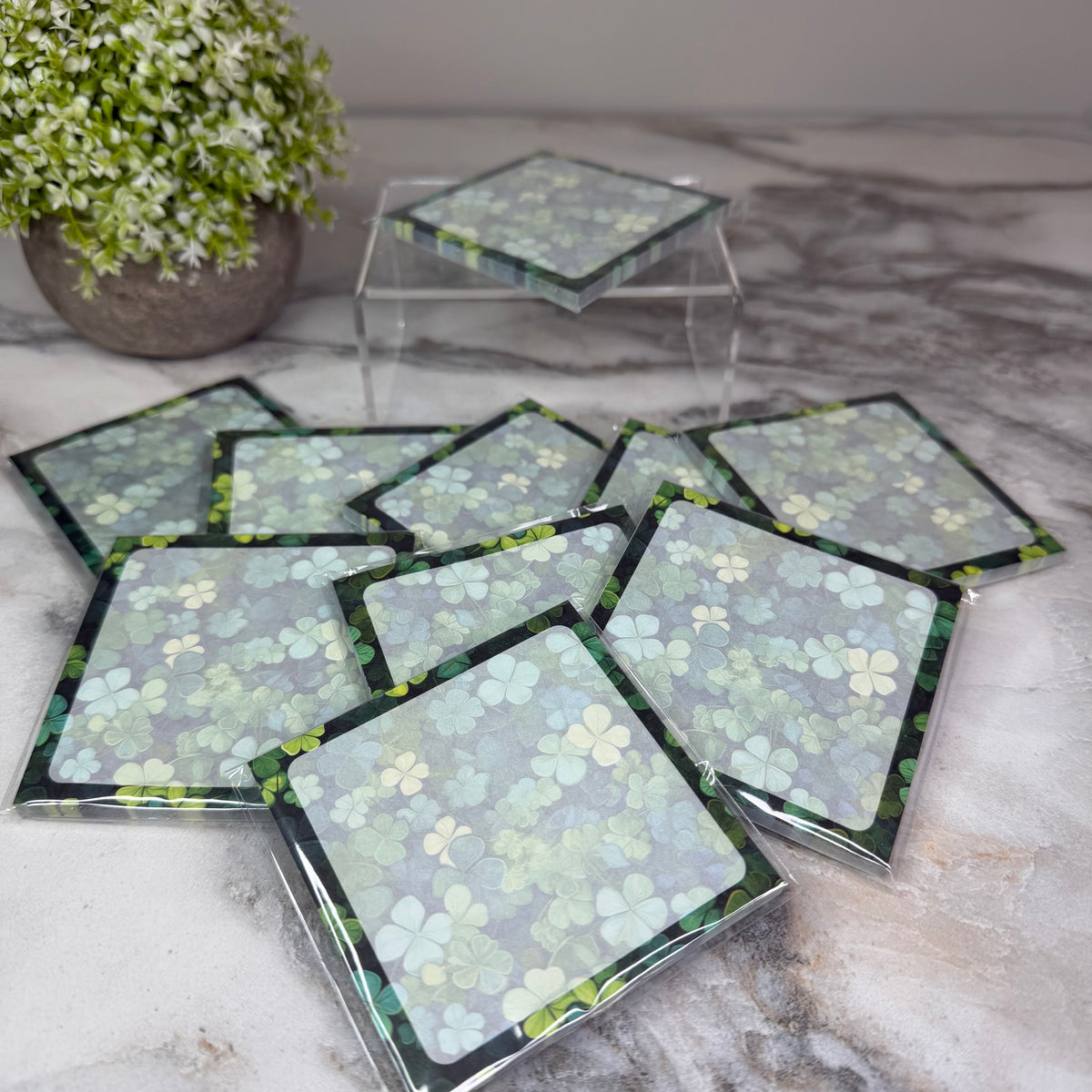 The Sticky Note Collection - St. Patrick’s Day - Dark Green Clover