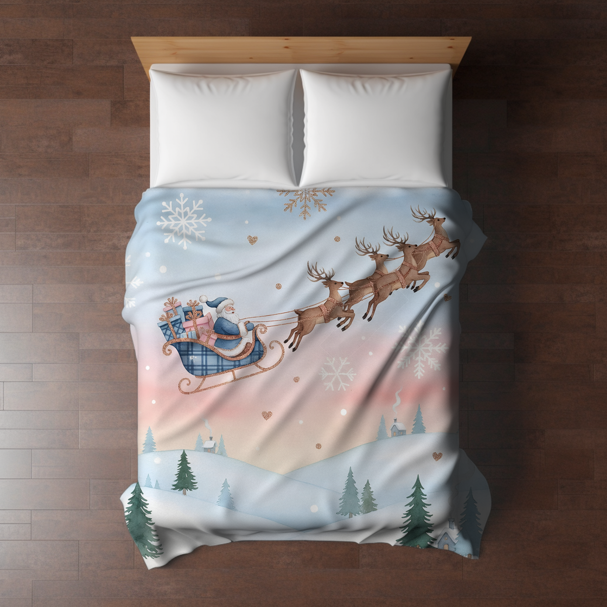 Blanket Christmas - Santa Sleigh - PREORDER
