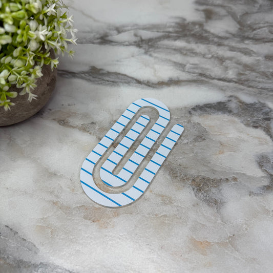 Jumbo Paperclip - Notebook Paper Teach Teacher