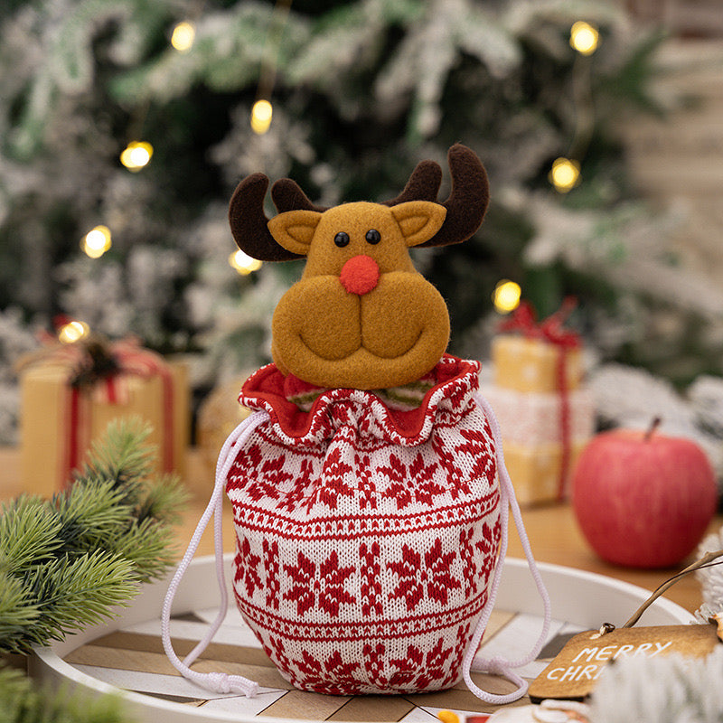 Santa Sack Friends Decor - Holiday Christmas