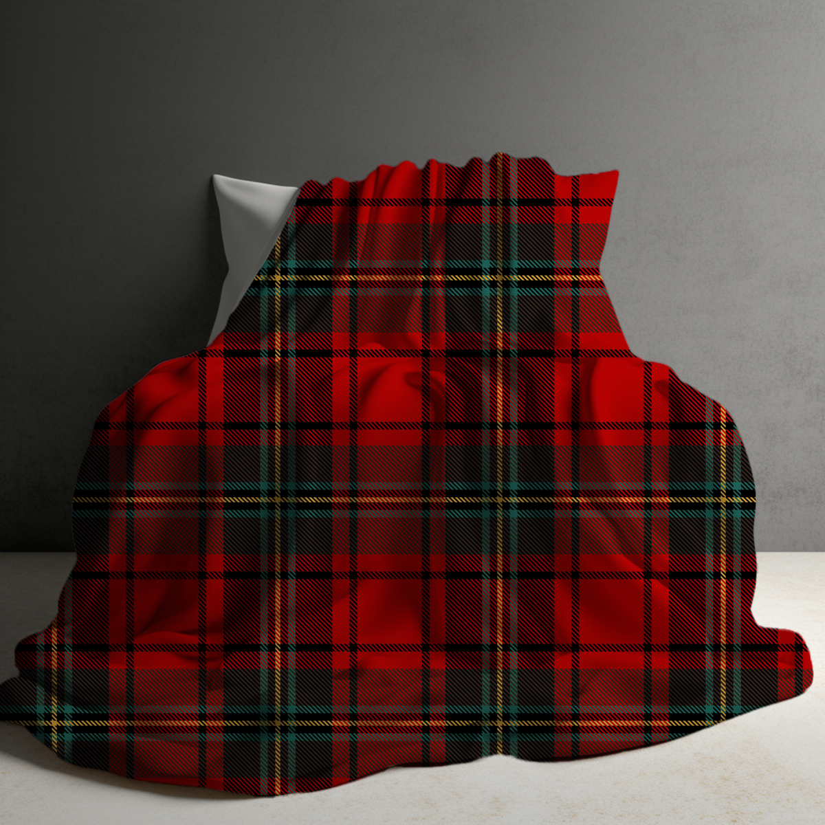 Blanket Christmas - Red Green Plaid - PREORDER