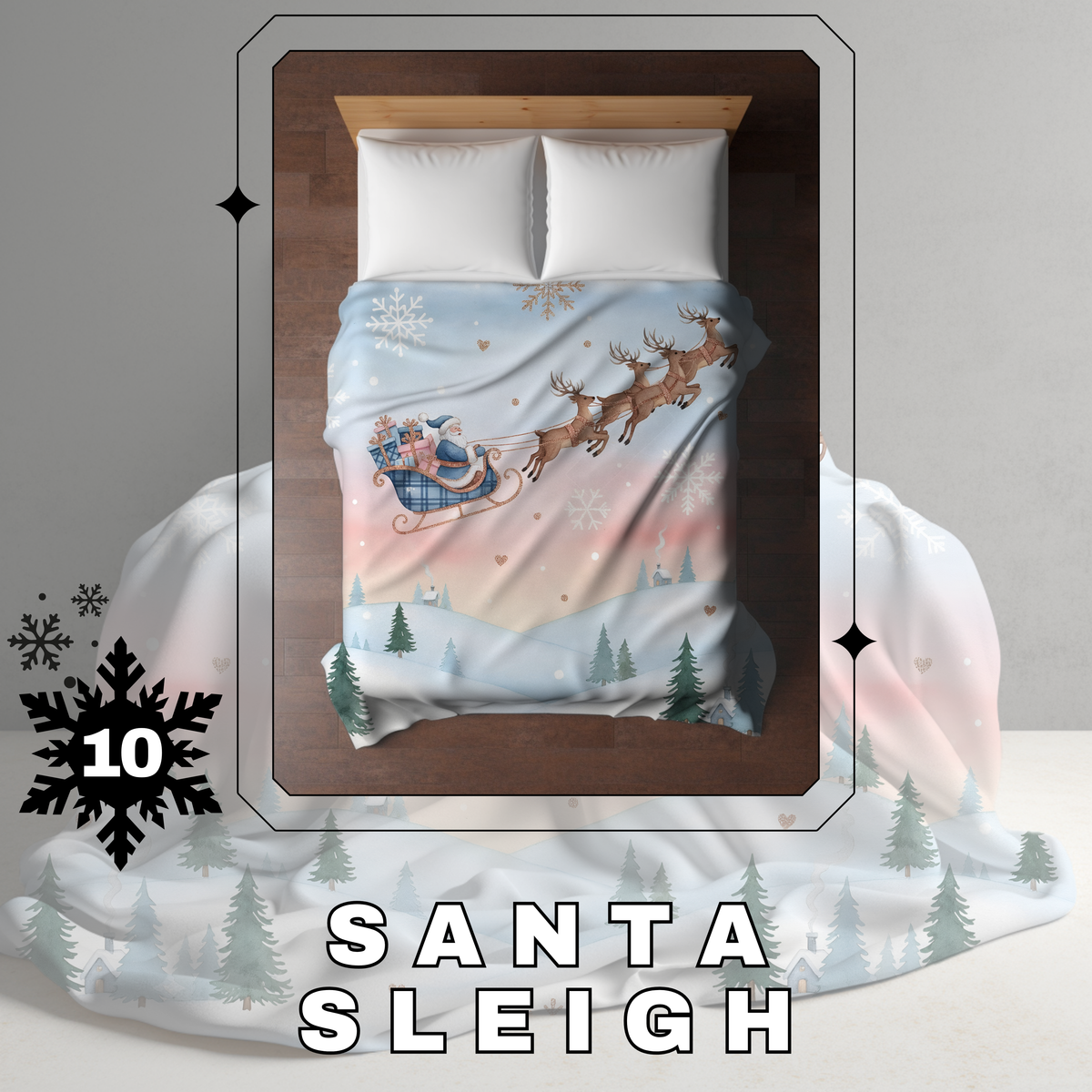 Blanket Christmas - Santa Sleigh - PREORDER