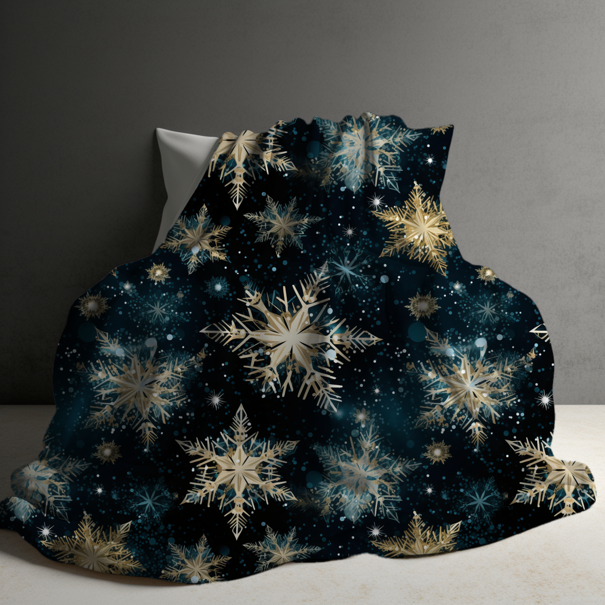 Blanket Christmas - Golden Snowflake - PREORDER