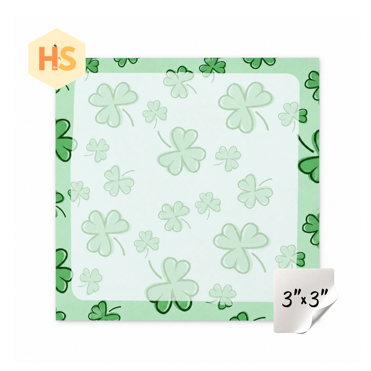The Sticky Note Collection - St. Patrick’s Day - Light Green Clover