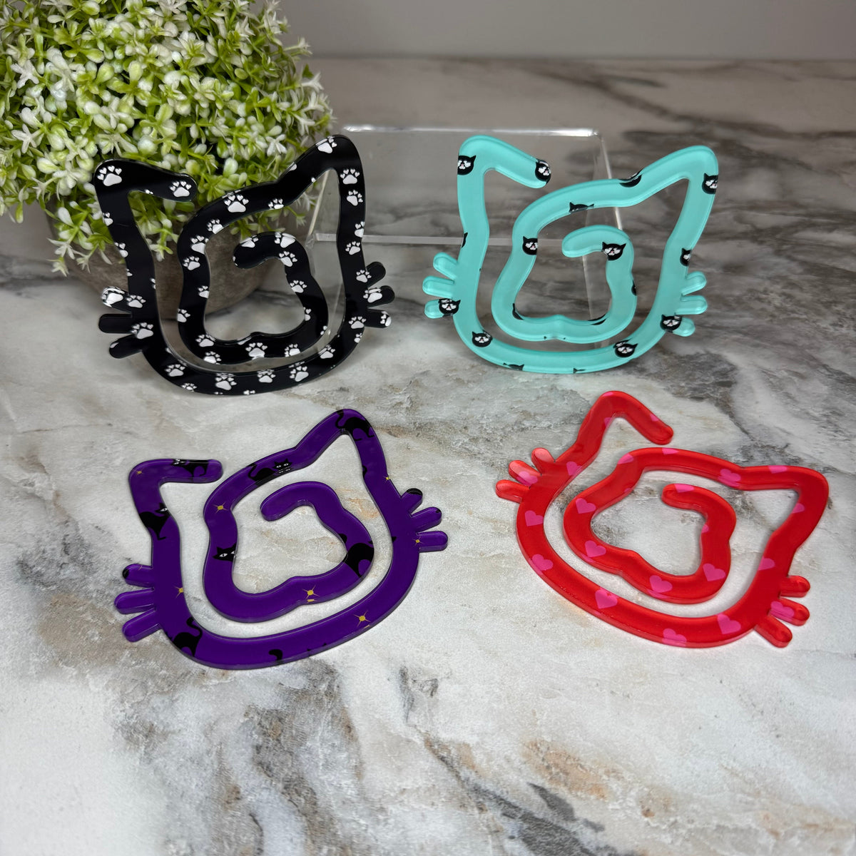 Jumbo Paperclip - Cat Head Shape