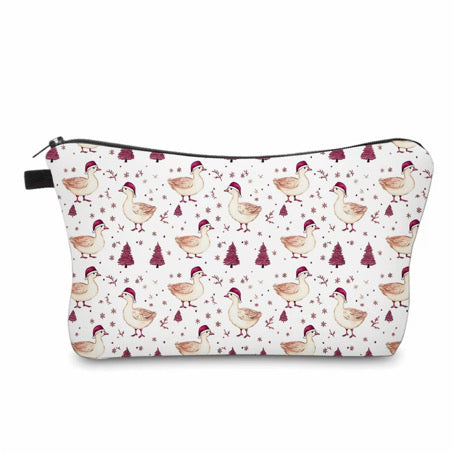 Pouch - Christmas - Duck Goose Maroon