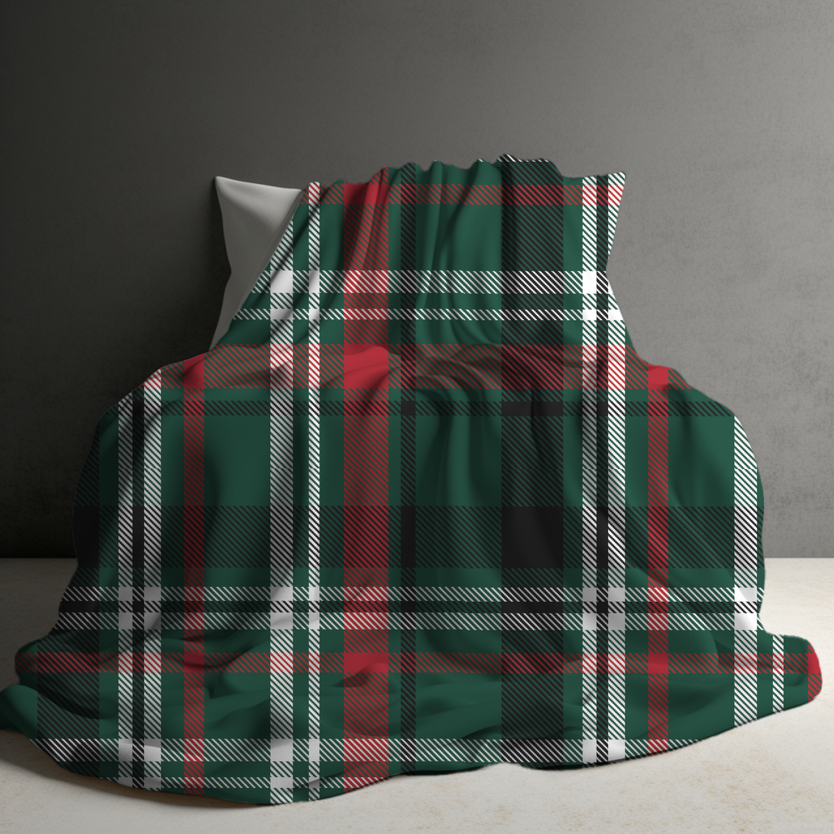 Blanket Christmas - Green & Red Plaid - PREORDER