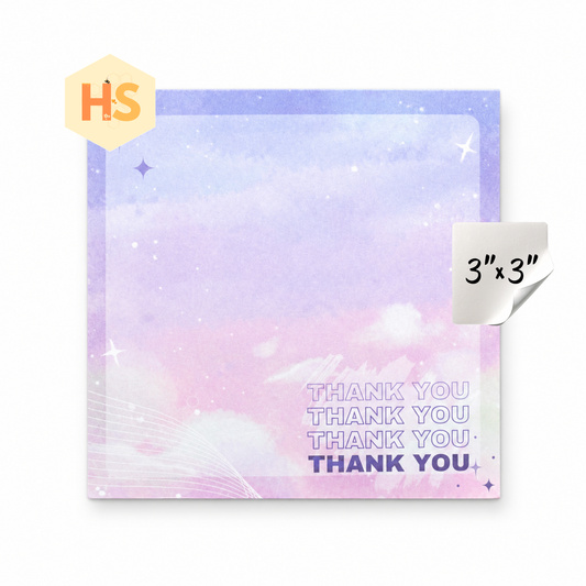 The Sticky Note Collection - Thank You Purple