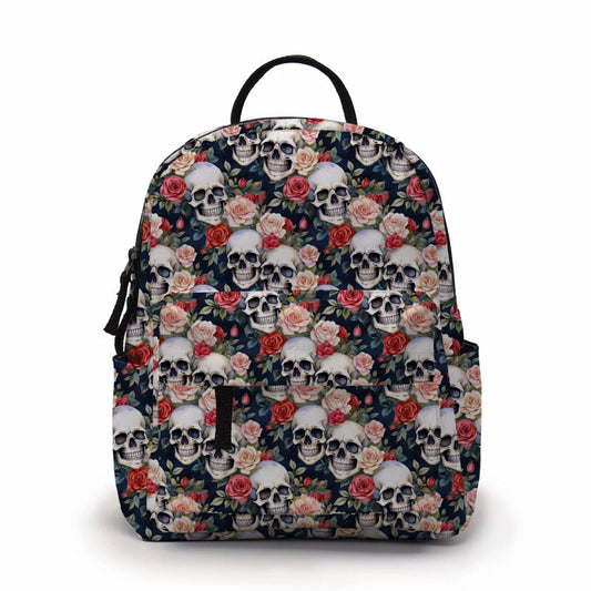 Mini Backpack - Skull Roses