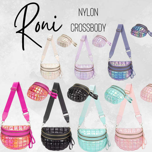 The Roni Nylon Crossbody - Puffer
