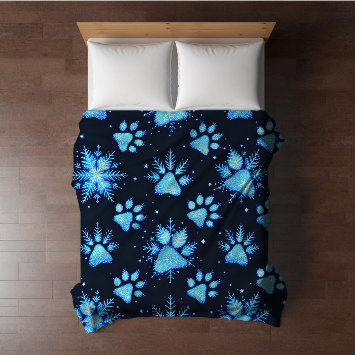 Blanket Christmas - Paw Snowflake - PREORDER