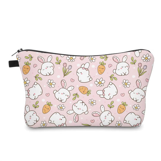 Pouch - Easter - Bunny Carrot on Pink