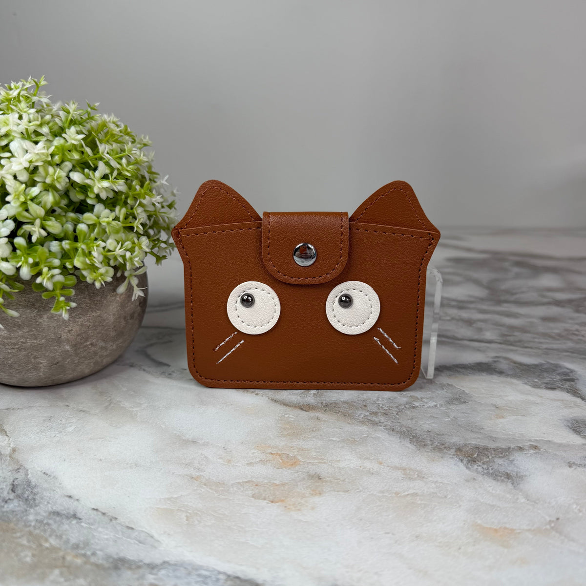 Card Holder Slim Wallet - Cats