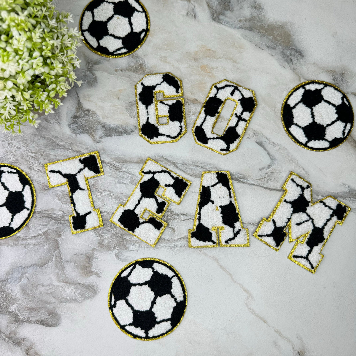 Patch Chenille Letter - Soccer